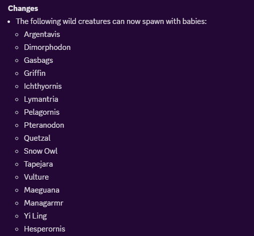 GPxGP's tweet photo. Wild Baby Flyers finally! But when wild baby swimmers? 🤣

Also RIP Deinosuchus boss fighters 😭
#playARK #ARKSurvivalAscended https://t.co/67Gs690h2j