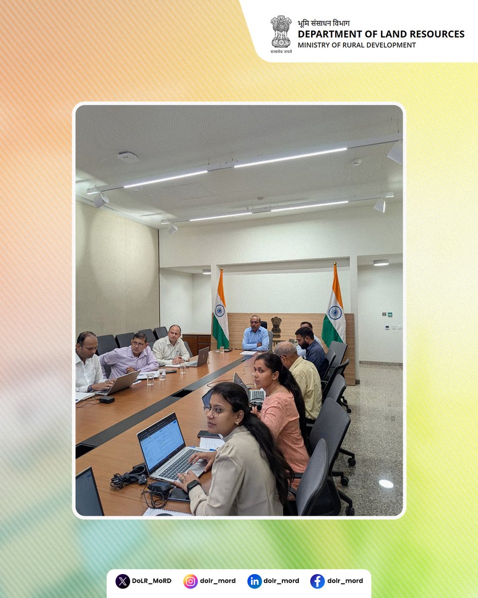 Department of Land Resources, GOI tweet media