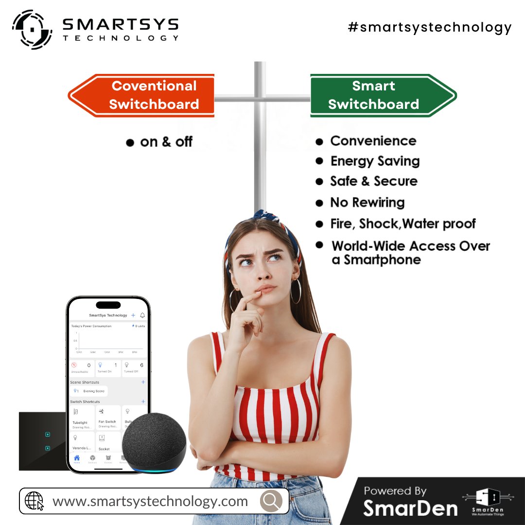 smartsystech_'s tweet image. From ON &amp;amp; OFF ➝ to full control 🌍📱
Smart Switchboards = Convenience, Safety &amp;amp; Energy Savings.

#SmartHome #SmartSysTechnology