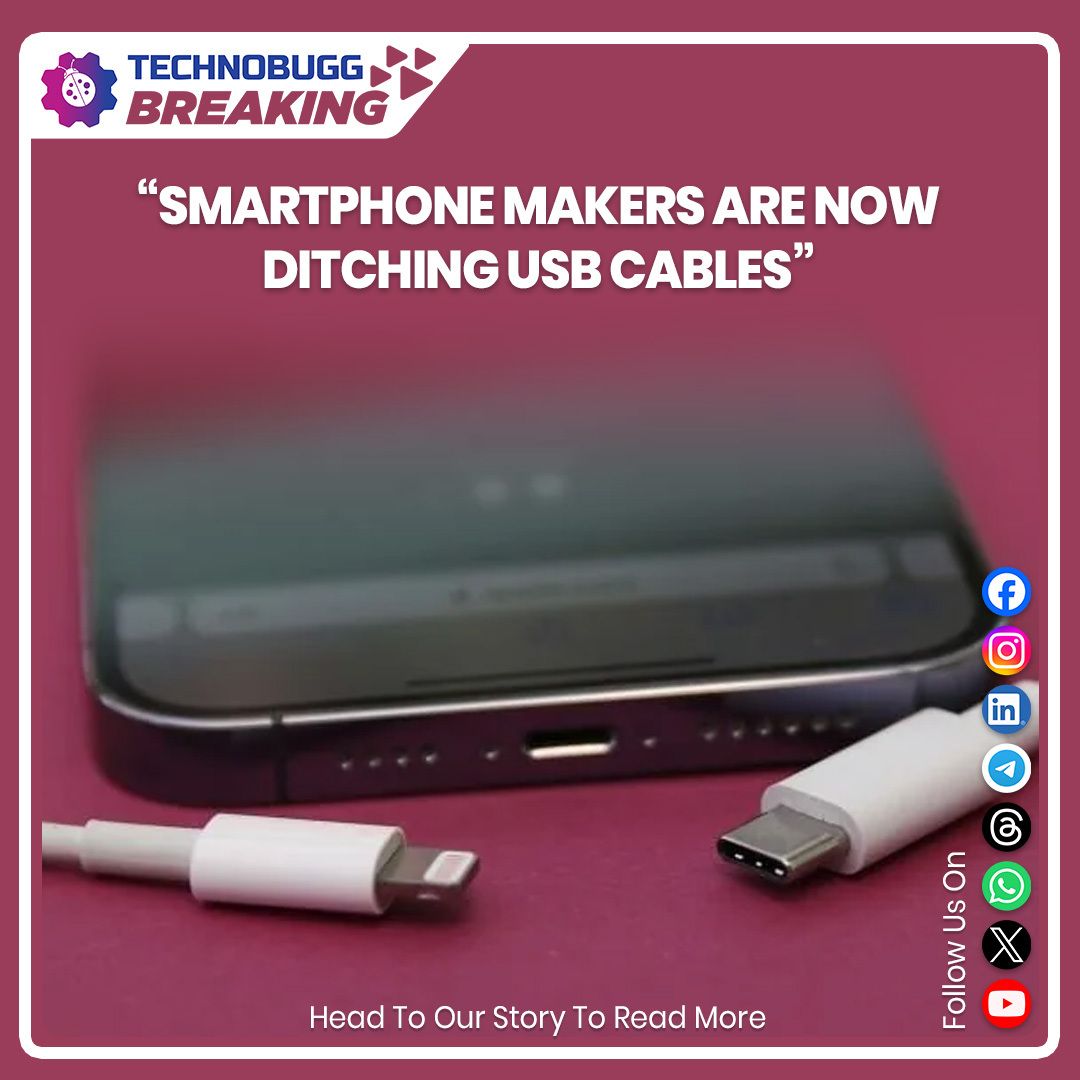 TechnobuggTweet's tweet image. Smartphone Makers Are Now Ditching USB Cables

Read more :technobugg.com/smartphone-mak…

Join WhatsApp Channel:whatsapp.com/channel/0029Va…

Subscribe to our YouTube channel: buff.ly/3PUTtWe 

#USBCables #Breaking #Technobugg #technews