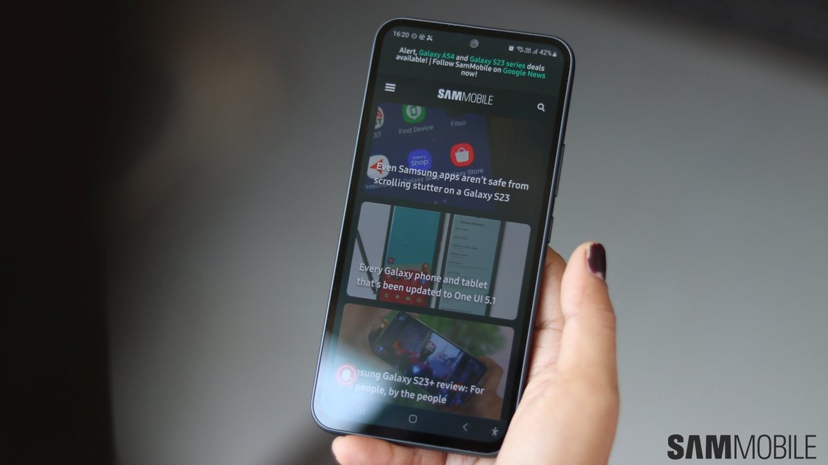 SamMobiles's tweet image. The One UI 8 update has begun rolling out to the Samsung Galaxy A54 in several countries and regions internationally. Read about it in our article linked in the thread below. ⏬ #OneUI8 #GalaxyA54