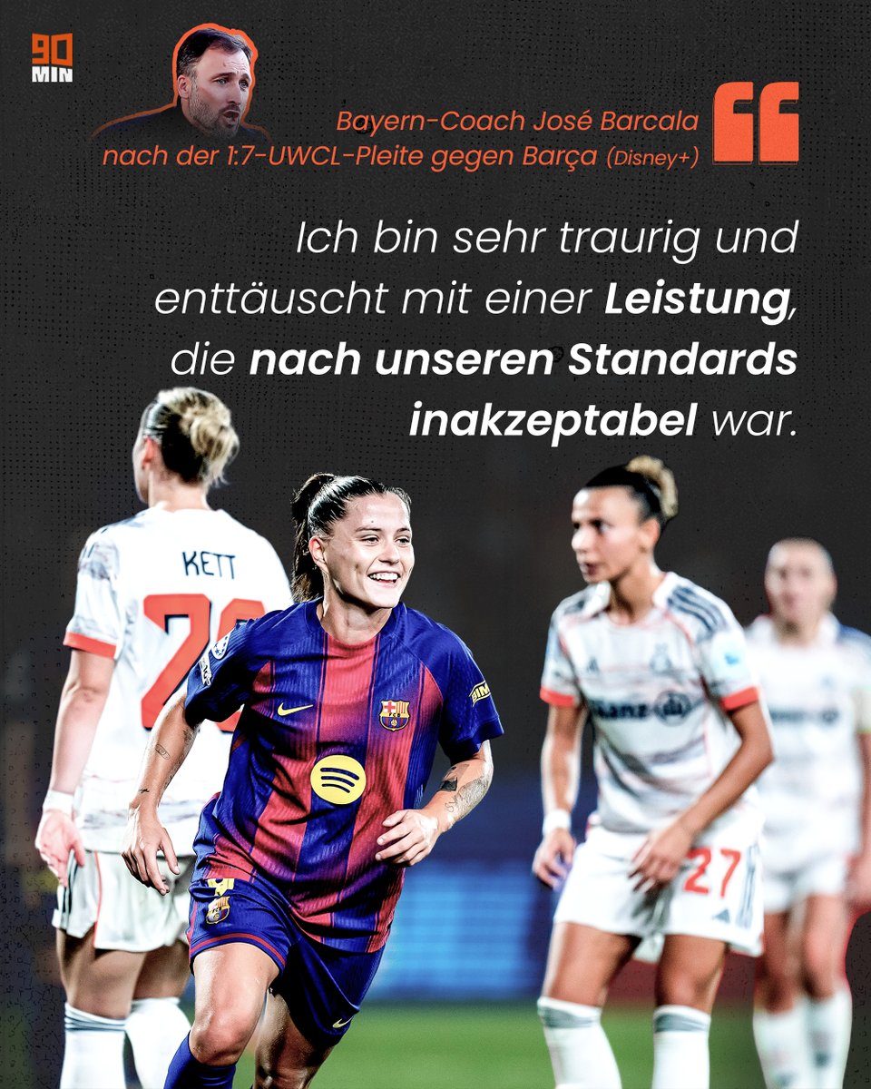 Nach der "Standortbestimmung" in Barcelona sind die FCB-Frauen "frustriert"!

Nach der 1:7-Packung gibt Pernille Harder zu: "So weit sind wir noch nicht. Die Realität ist, dass wir weiter arbeiten und daraus lernen müssen."