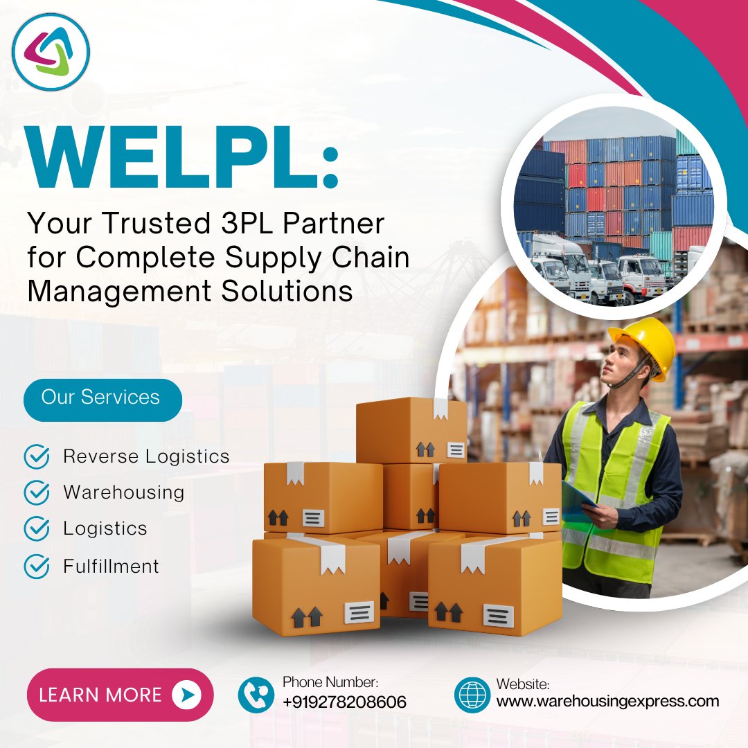 WarehousingExpr's tweet image. Your trusted 3PL partner for end-to-end supply chain excellence! From Warehousing and Logistics to Fulfillment and Reverse Logistics

#3PLServices #SupplyChainSolutions #LogisticsPartner #FulfillmentExperts #ReverseLogistics #B2BLogistics #PanIndiaWarehousing #SmartStorage