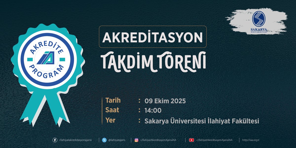 İlahiyat Akreditasyon Ajansı-İAA (@ilahiyatajans) on Twitter photo 