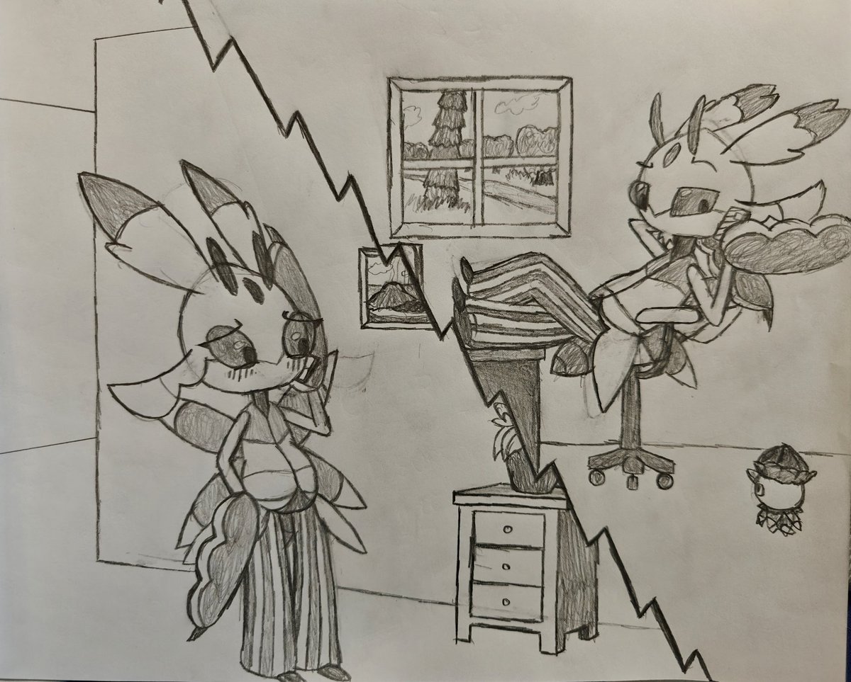 Someguy458's tweet image. Happy Lurantis Day! To celebrate, I wrote a story!

Mustard has developed a crush on one of her friends, so she calls her brother Ketchup for advice.

FurAffinity: furaffinity.net/view/62556210/

DeviantArt: deviantart.com/someguy458/art…

#pokemon #pregnant #lurantis