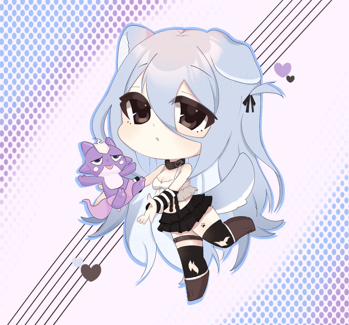 xTsuuneko's tweet image. Maybe a really bad timing for posting this but does anyone would be interested in this kind of chibis for 25€? 

#Commission #artwork