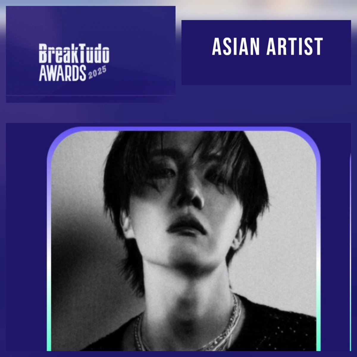 ‼️2025 Break Tudo Awards ‼️

Vote for  j-hope 
 
The voting for the BreakTudo Awards is only until October 10!

Vote as many times as you can👇
🔗 vote.breaktudoawards.com
#jhope