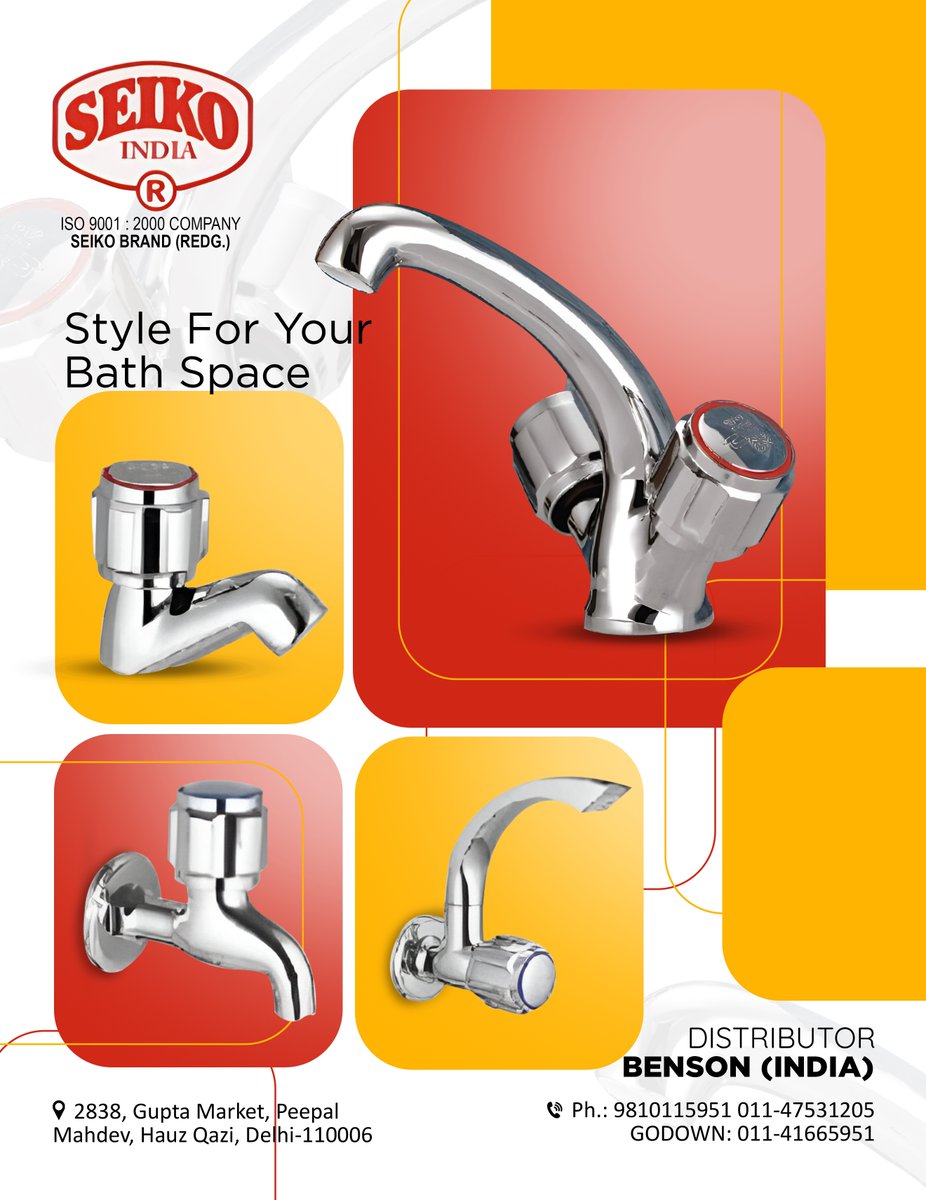 Snitaryclue's tweet image. Explore Via Whatsaap l.sanitaryclue.in/eRrUc0

Experience the Luxury with Benson 📷

📷 BENSON (INDIA) – Delhi-110006
📷 Call: 9810115951

#Taps #KitchenTaps #BathroomTaps #Faucets #KitchenFaucets #BathroomFaucets #TapDesign #KitchenSinkTaps