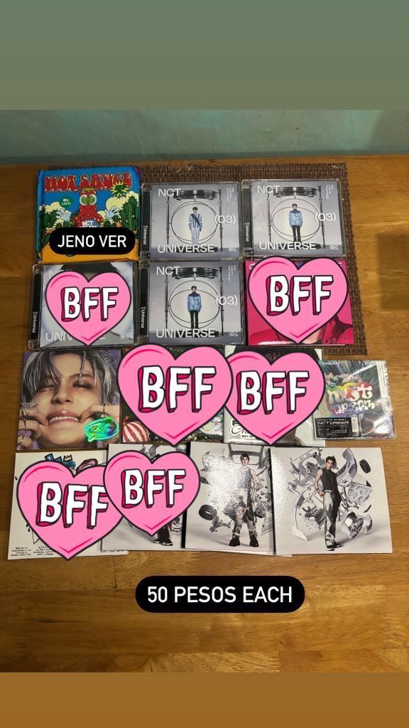 perthylicious's tweet photo. Pamigay Sale / QS

wts lfb nct dream 127 wayv pc ph

NCT QUITTING SALE

Unsealed Albums - complete inclusions except PC

taeyong johnny yuta kun doyoung ten jaehyun winwin jungwoo mark xiaojun hendery renjun jeno haechan jaemin yangyang chenle jisung sungchan shotaro https://t.co/iUNCeEE7UY