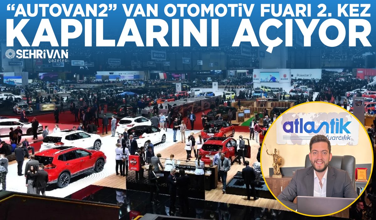 “AUTOVAN2” Van Otomotiv Fuarı 2. kez kapılarını açıyor
sehrivangazetesi.com/autovan2-van-o…