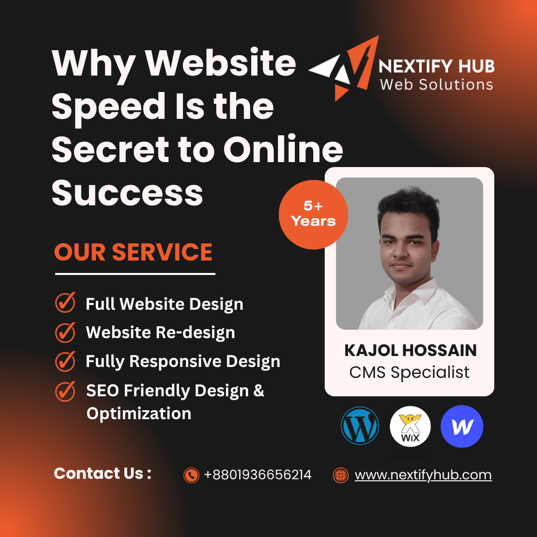 nextifyhub's tweet photo. A slow website can kill your sales and Google ranking!

→ Optimize all images and media
→ Use caching for faster loading
→ Avoid unnecessary plugins or scripts

A fast website improves SEO and increases conversions.

📩 DM me for enquiries. 

#Website #wordpress #webflow #wix https://t.co/6x7OyAteo5