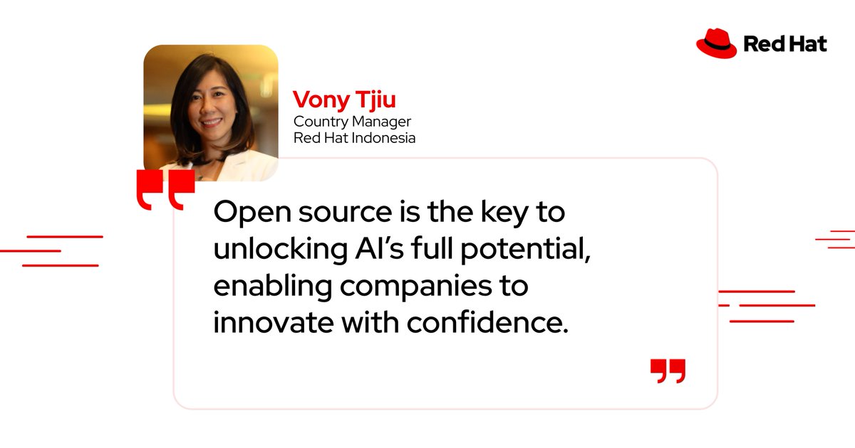 RedHatAPAC's tweet image. Red Hat is powering AI-ready infrastructure!

From #RHEL #AI to #OpenShift AI and #RHEL10, enterprises can run, scale, and secure AI workloads across #hybridclouds with confidence.

Learn more: bit.ly/4nzi8Q2