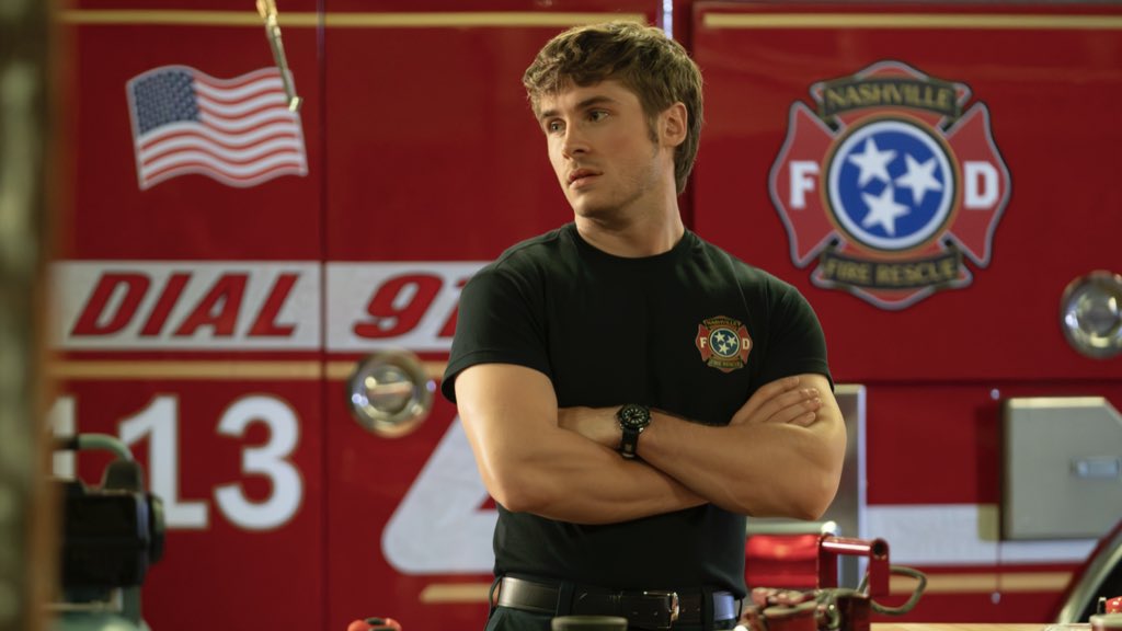 911TVNEWS's tweet photo. 1x03: “Forces of Nature” Synopsis:

Amidst multiple crises, Ryan steps up to lead Station 113. The team responds to a dangerous call of a child trapped in a trailer hanging off a historic Nashville bridge. Meanwhile, Blythe pays a long-overdue visit to Dixie. https://t.co/IgU9plRmdZ