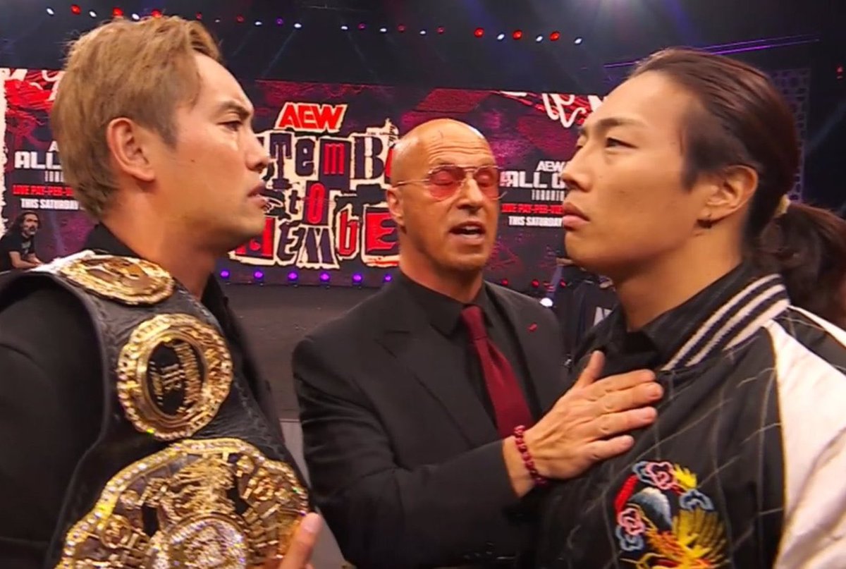 O inevitável confronto entre esses dois no Worlds End em dezembro definirá gerações e alimentará famílias.

#AEWDynamite