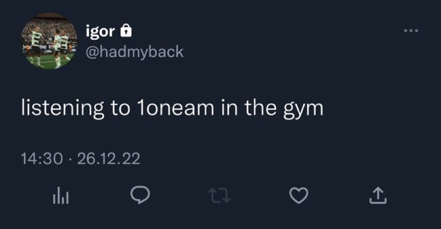 outmycircle's tweet photo. hmb listening to 1oneam in 2022 ❤️‍🩹🥺 https://t.co/dgCJOEUXA6