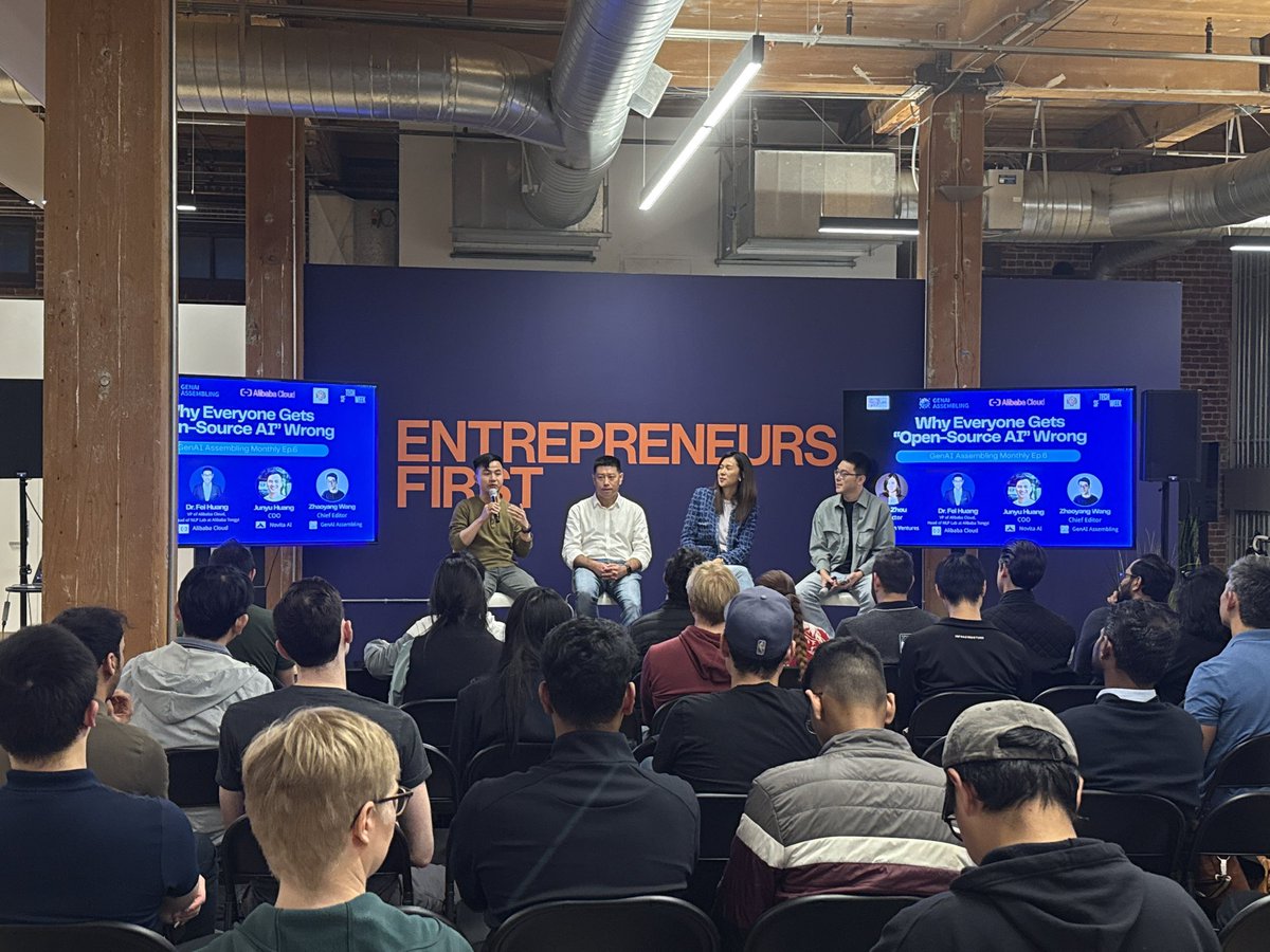 genaiassembling's tweet image. Event happening!
GenAI Assembling co-hosting with Alibaba Cloud, Entrepreneurs First and a16z Tech Week! #a16ztechweek #sftechweek @alibaba_cloud @join_ef @Techweek_