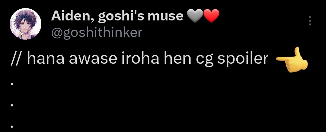 Aiden, goshi's muse 🩶❤️ tweet media