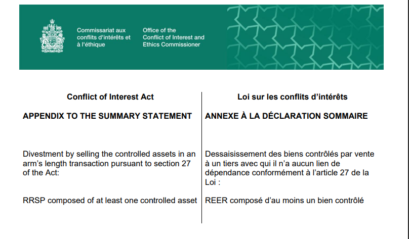 <a href="/timhodgsonmt/">Tim Hodgson</a> What are your investments Tim? As a taxpayer I have the right to know what you are invested in. Seriously what is this? This is what you have listed on your conflicts on interest page...  "RRSP composed of at least one controlled asset".  You could have 100s of stocks and are as