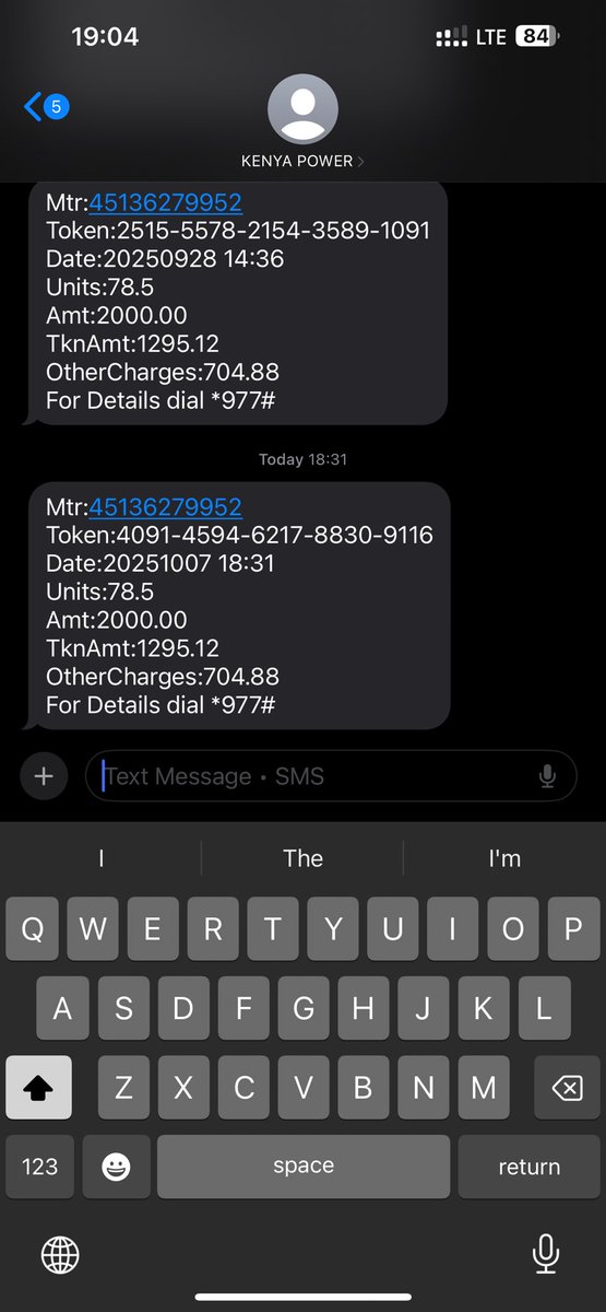 kapharosh's tweet photo. @KenyaPower @KenyaPower_Care Is this how you make your profits? In just 1 week units worth 2k are exhausted in a 1 bedroom with one person….. https://t.co/qG4tpHx8hj