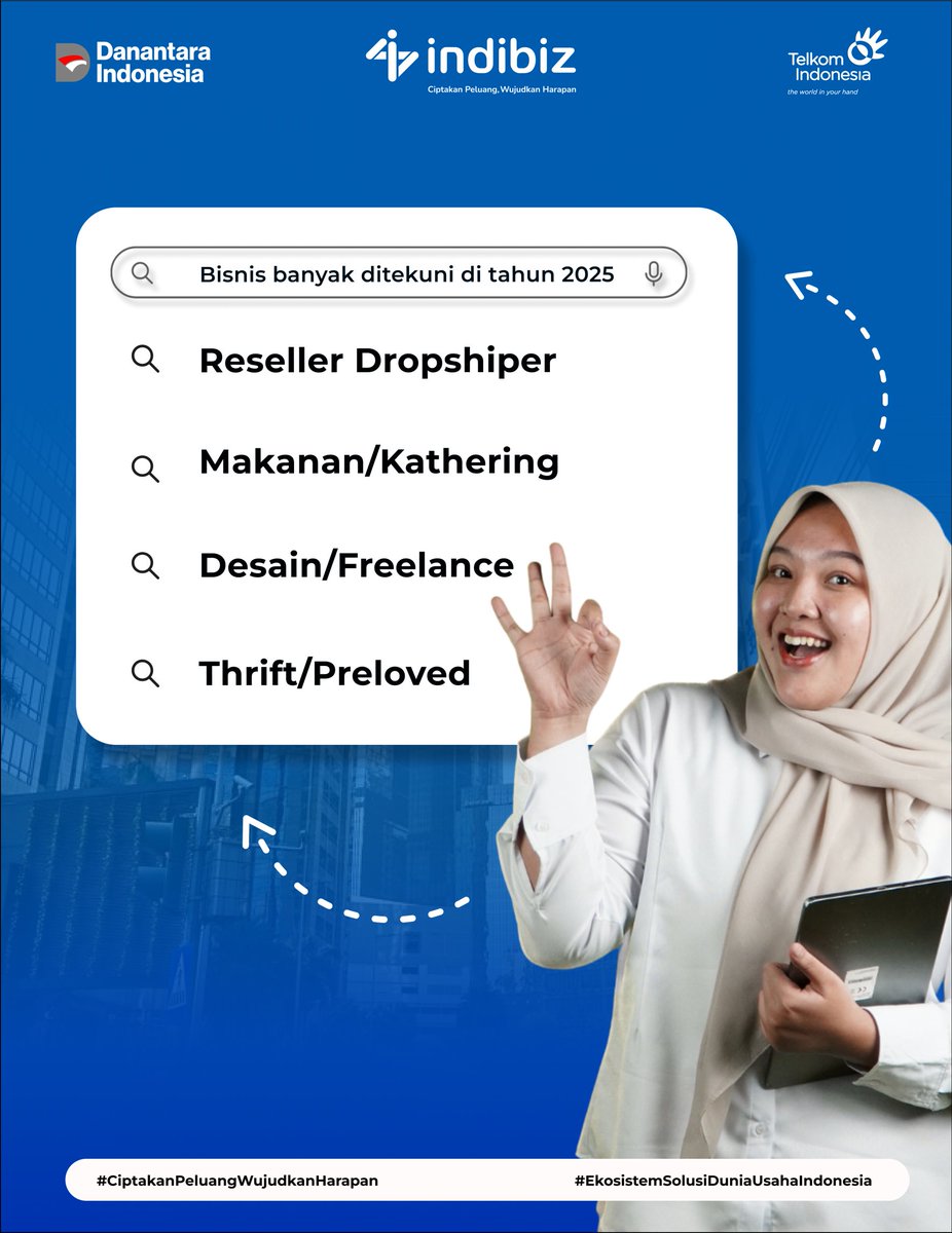 Indibiz_jtdiy's tweet image. 7 ide bisnis yang relatif mudah, minim risiko, dan sudah terbukti banyak dijalani pemula!
#indibiz #indibizjtd #Marketing #ciptakanpeluangwujudkanharapan #ekosistemsolusiduniausahaindonesia