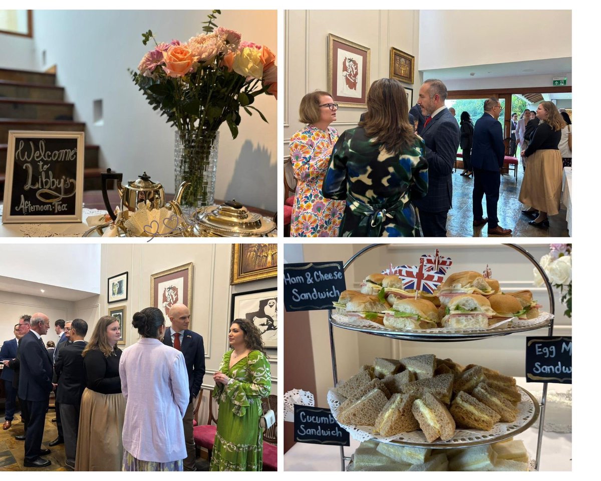 UKinEcuador's tweet image. 🇬🇧☕️🌷Hoy le dimos oficialmente la bienvenida a nuestra nueva Embajadora, @LibbyGreenFCDO. 
Gracias a todos quienes se dieron cita para acompañarnos. 
#ukinecuador🇬🇧🇪🇨 #relacionesbilaterales
