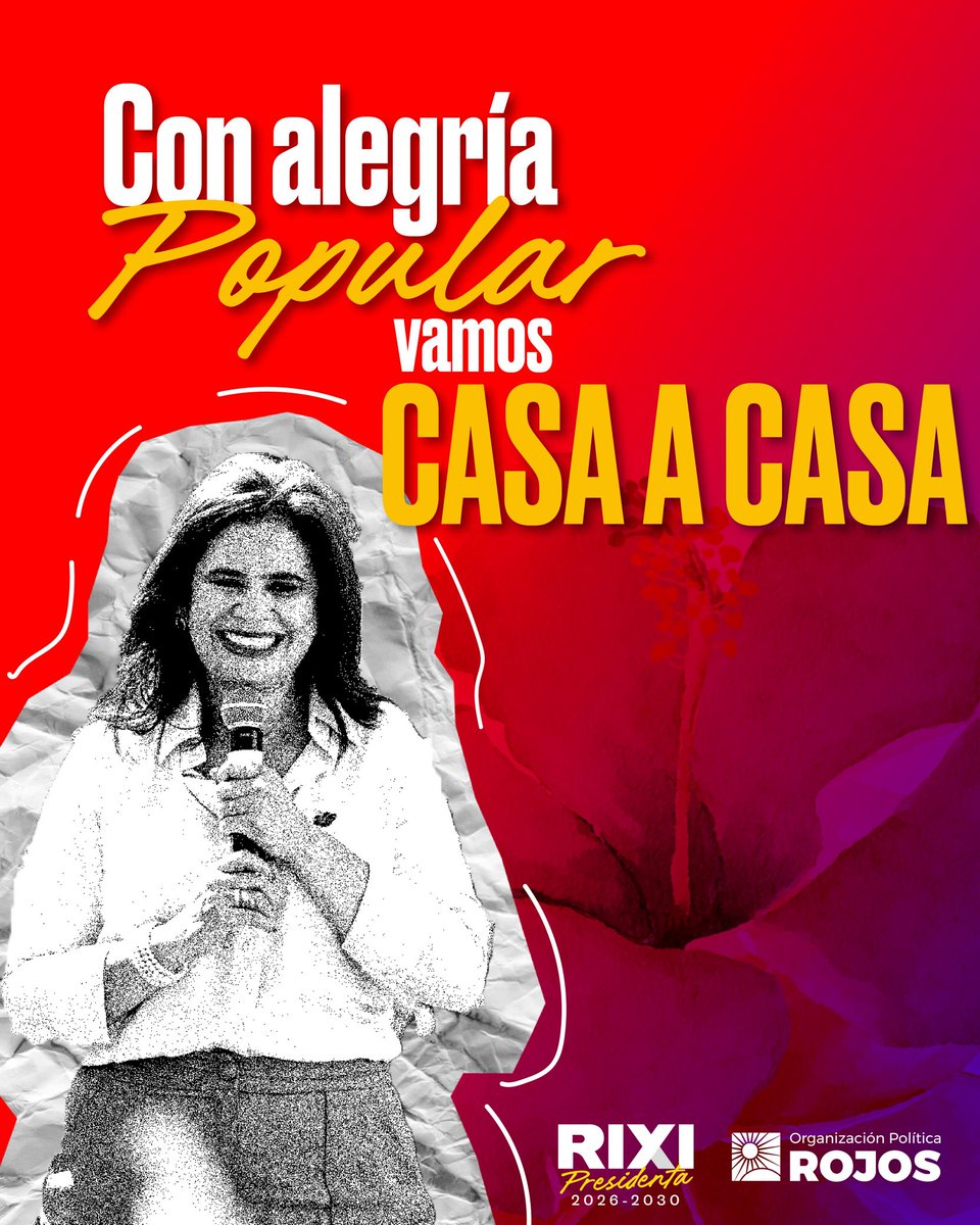 ¡Con alegría popular, vamos casa a casa! 💃🏽