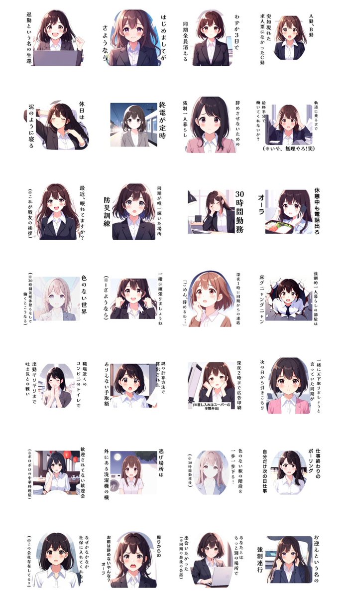lineSticker_pr's tweet photo. このスタンプは作者の実体験を基に作られたスタンプです🔥💥ノンフィクションなので共感された方がいれば幸いです(๑•̀ㅂ•́)و✧
決して語られることのなかったあの悪夢が今、蘇る…(ﾟДﾟ;)💣

🔗https://t.co/OCfo0sLAa3 https://t.co/w9jzlGxJnr