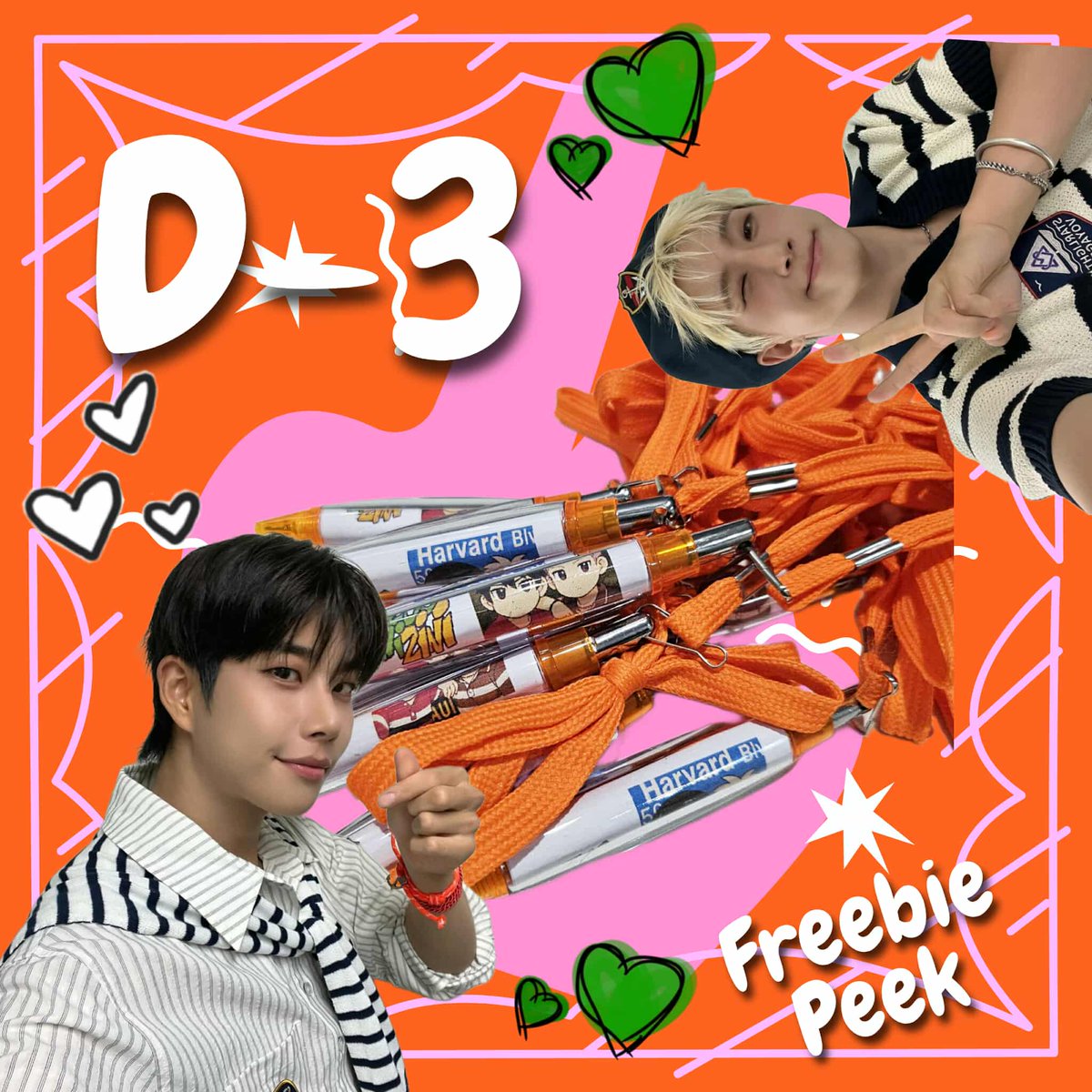 D-3! MyungJin pens are out! Team Orange, claim yours and let's roll! 🧡🎲🔥

#cAROHAstopover #RollTheDiceInManila #DICE #RollTheDice #Astro #Aroha #MJ #JINJIN #ArohaUnnies
