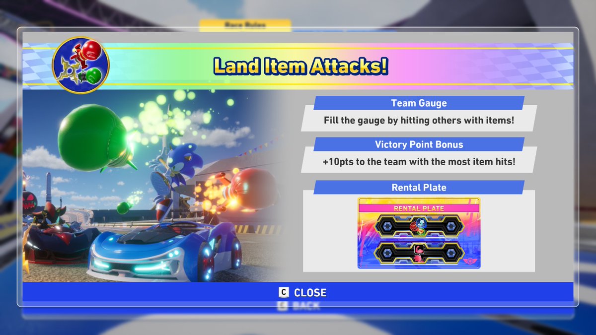 THERE'S A SPIN DRIFT &amp; LAND ITEM ATTACKS EVENT FOR THE NEXT FESTIVAL?! 

I'M TERRIFIED! 

#SonicRacingCrossWorlds