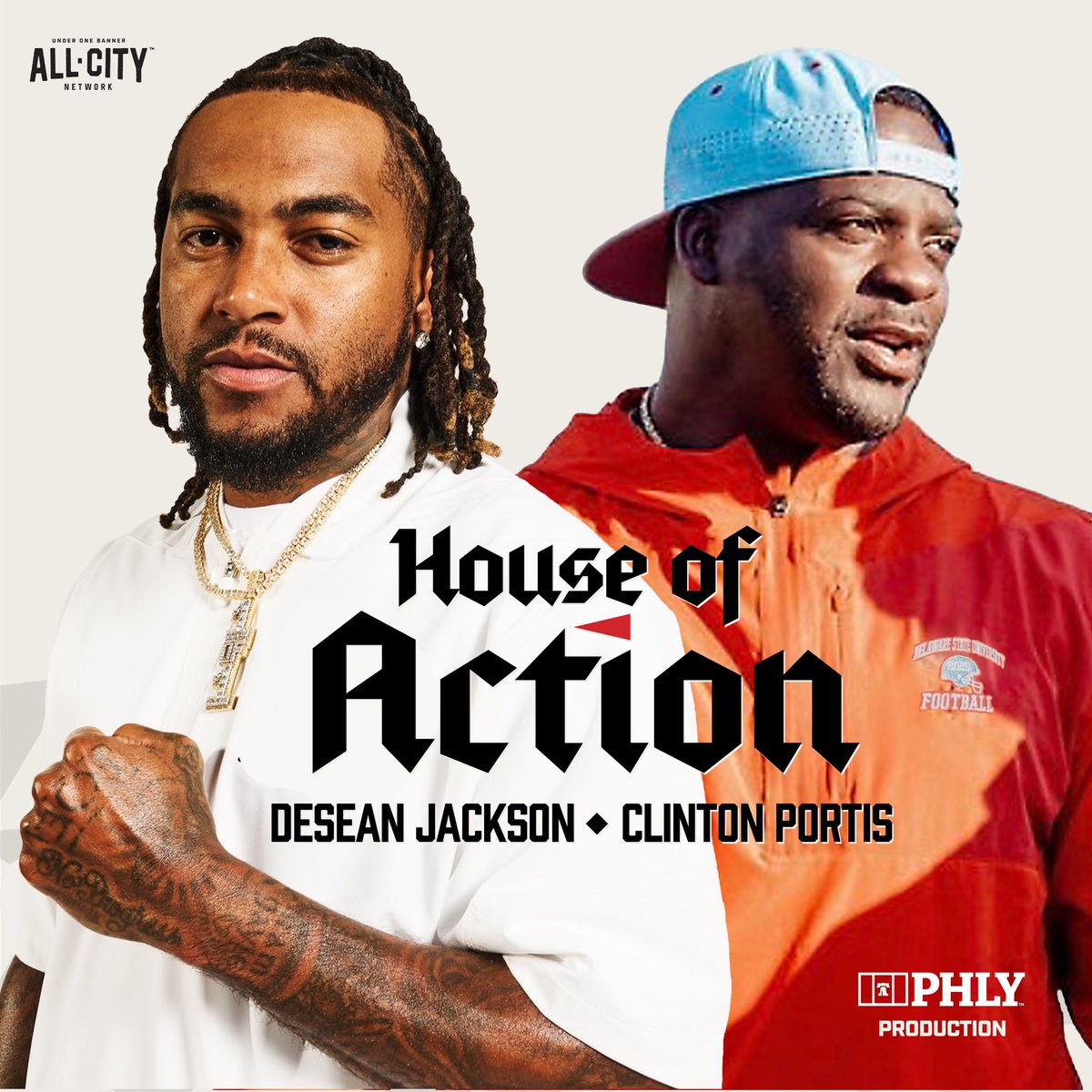 Clinton Portis (@therealc_portis) on Twitter photo Check us out! Episode 1 <a href="/HouseofAction_/">House of Action</a> <a href="/DeSeanJackson10/">Desean Jackson</a> Check us out! Episode 1 <a href="/HouseofAction_/">House of Action</a> <a href="/DeSeanJackson10/">Desean Jackson</a>