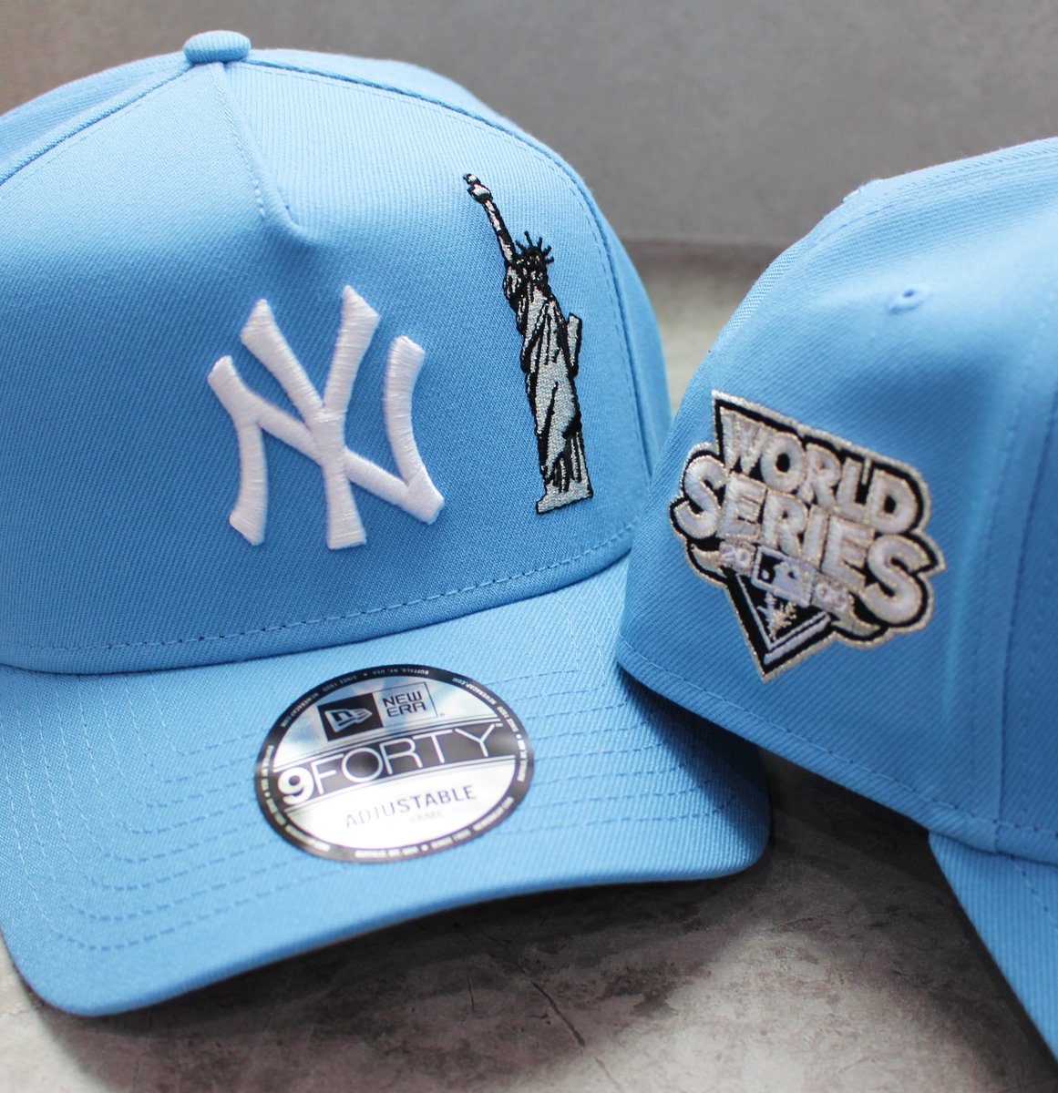 New Era #NewEra 自由の女神・LIBERTASをモチーフにしたコレクション。 まとめ売り ヤンキース×自由の女神　9FORTY 帽子