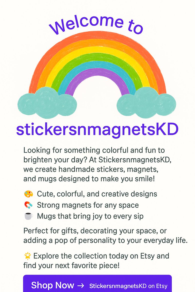 Kerber25's tweet image. stickersnmagnetskd.etsy.com
#Stickers #mugs #funstickers #magnets #holidaystickers