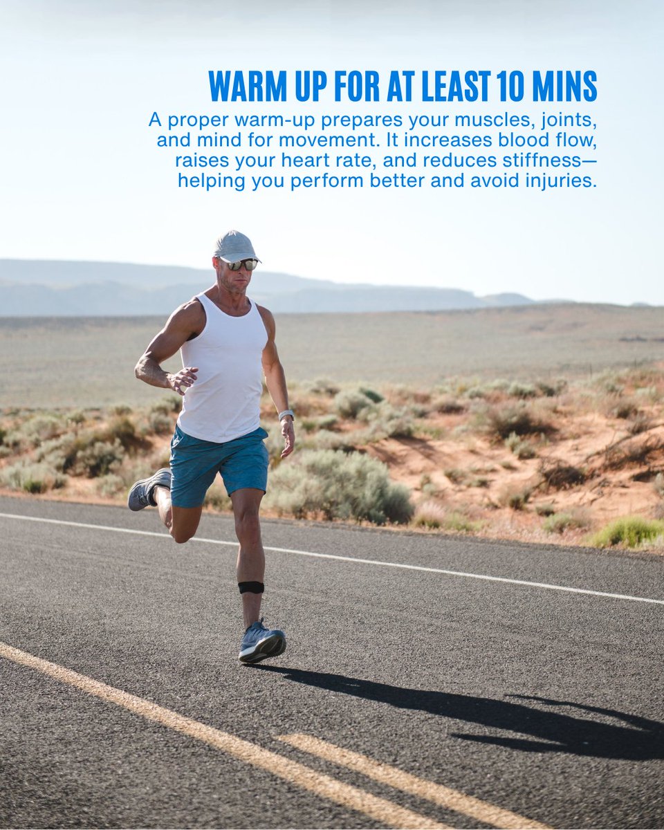 MDUBActive's tweet image. 3 quick tips before your next session 💪
1️⃣ Warm up for at least 10 mins
2️⃣ Focus on mobility
3️⃣ Use support gear to prevent injury

Train smarter. Move longer.
#MoveWithMDUB #WorkoutTips #InjuryPrevention #AthleteMindset #SmartTraining