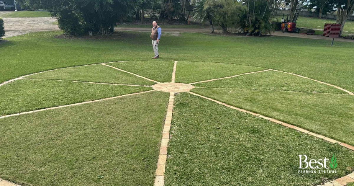 Bestfarmingau's tweet photo. When constant rain left Glenview Turf Farm waterlogged, TM Ag helped turn things around.

After 12 months of use, Craig’s seen thicker, healthier turf &amp; less fungicides, proof of TM Ag’s versatility across farming systems.

#BestFarmingSystems #TMAg #SoilHealth #Turf https://t.co/P4A2xlJ5YM