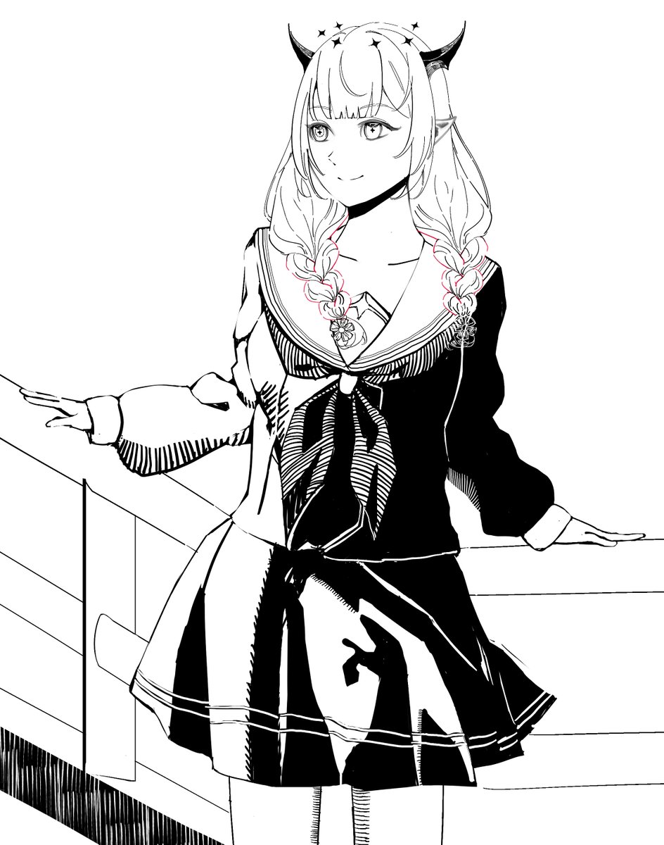 MTW365's tweet photo. School
#HOLOctober #hololive  #IRySart https://t.co/XifXp57CO7