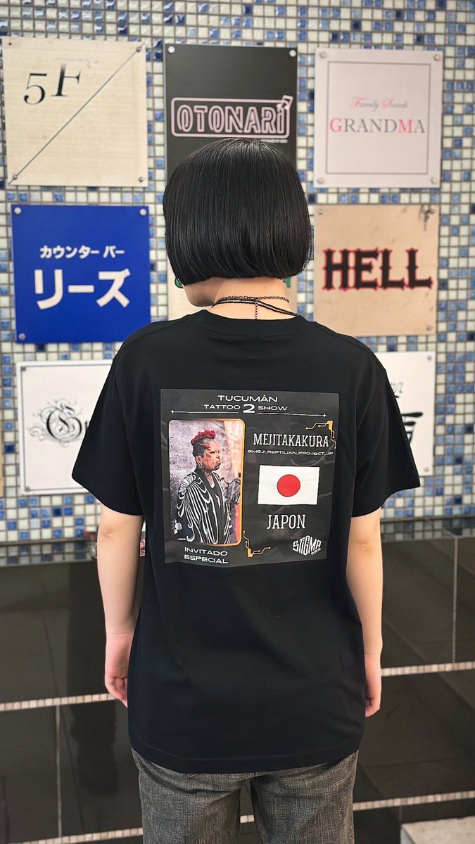 海外用のイベントTシャツですが、数量限定で当店でも販売してます。
