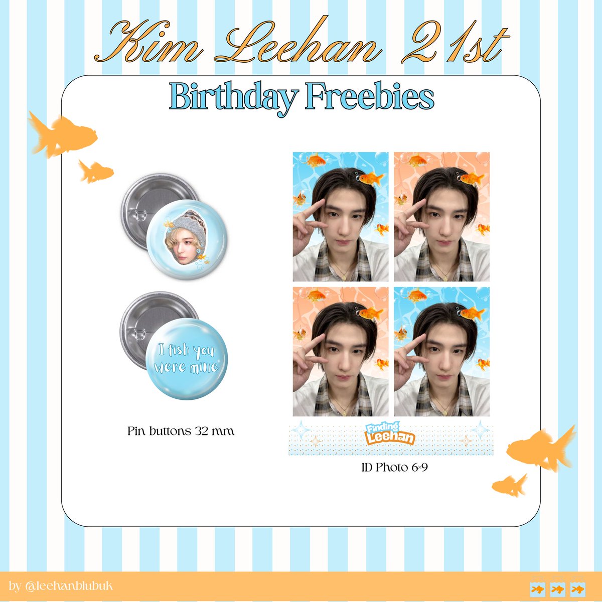Leehan's Birthday Freebies
──── by <a href="/Ieehanblubuk/">jAyu 🐠</a> 🫧🐟

How to claim:
ॱଳ͘ rt and like this post
ॱଳ͘ 1 person = 1 set
ॱଳ͘ for ina onedoor only!

claim by 🍊10.10 | 20.00 WIB
─ ꒰ 10K no rf ꒱ id.shp.ee/JnBq4eq