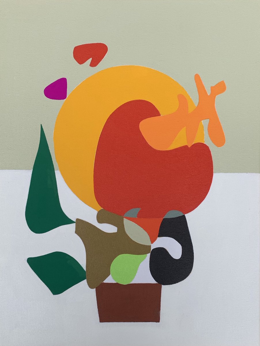 painterseleven's tweet image. This #Abstract is acrylic on canvas. I used it in my last video. Looks simple, but it’s a very challenging way to paint, no tape/many coats😊 #Expressionism #Gold #WomenArtist #StayFit 🌹