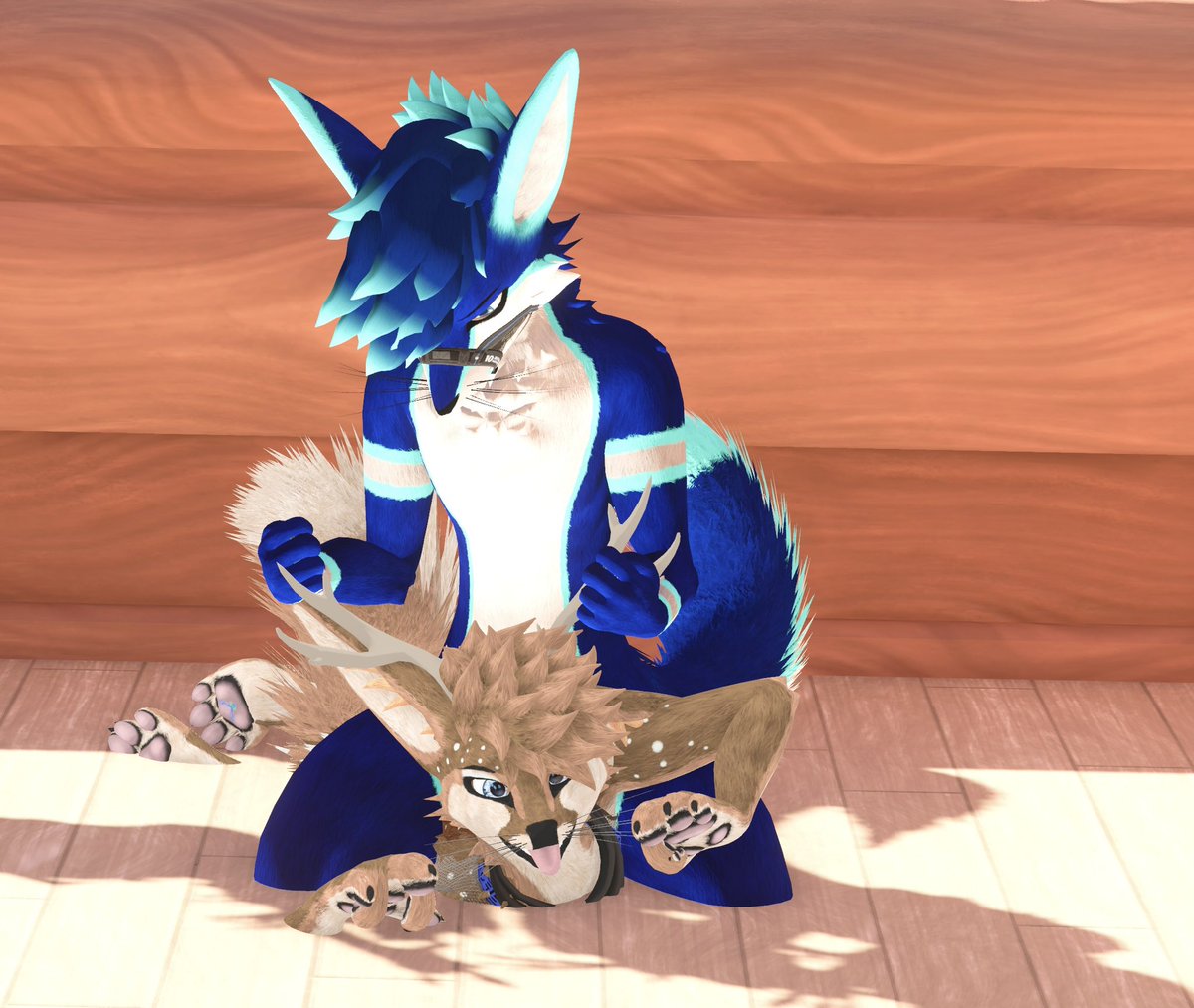 There’s a first time for everything…
P.S. I don’t know why I like this picture so much.

📸- <a href="/MiluvoMilo/">Milo_Miluvo</a> 
<a href="/HunterFolf/">Hunter Folf</a>