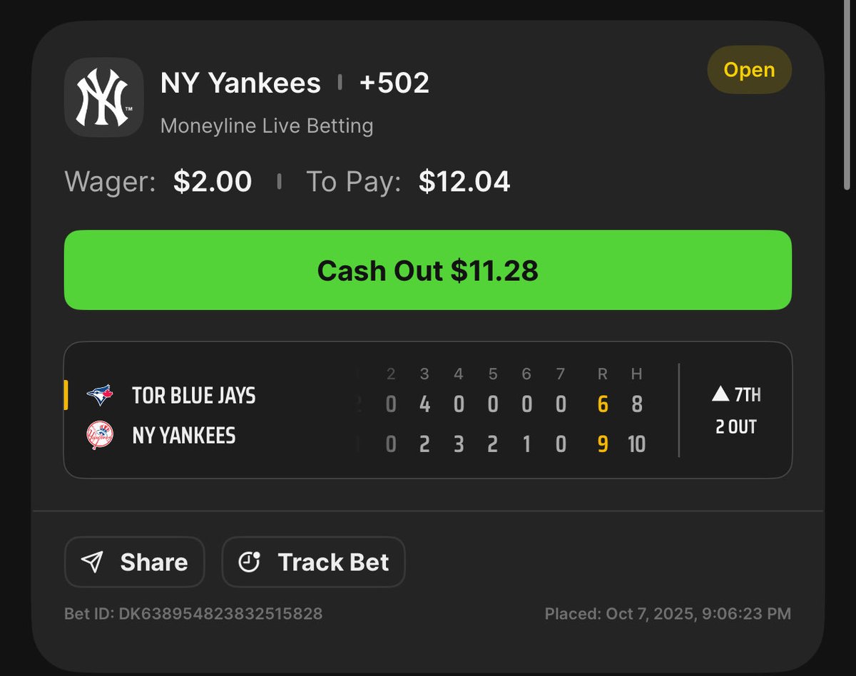 ktaylor_23's tweet photo. @br_betting It ain’t much but it’s honest work (not cashing out) https://t.co/Ozyhc4NTDa
