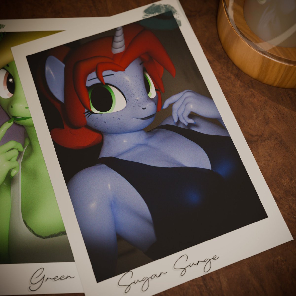 💙 Her sister's camera 💚  

Green's camera has met the eyes of her sister! 

- Testing out some more pictures :3

(M: Sep 23 2025)