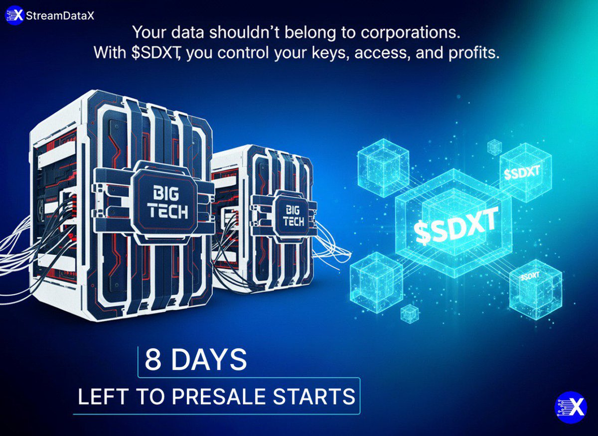 StreamdataX's tweet image. 8 more days to go!
Let’s gooooooo Data enthusiasts!