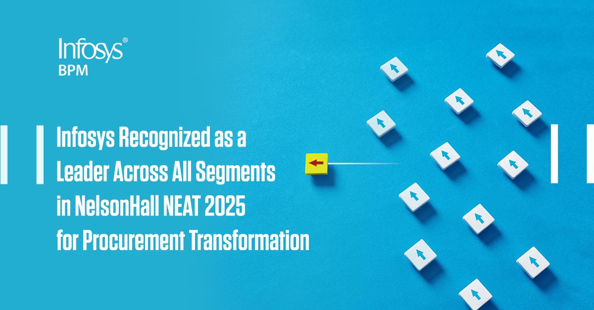 InfosysBPM's tweet image. We are proud to share that Infosys has been recognized as a Leader across all segments of the NelsonHall #NEAT2025 report for Procurement Transformation.
Know more: infosysbpm.com/newsroom/analy…
#InfosysBPM #Infosys #ProcurementTransformation #SourcingandProcurement #Leadership