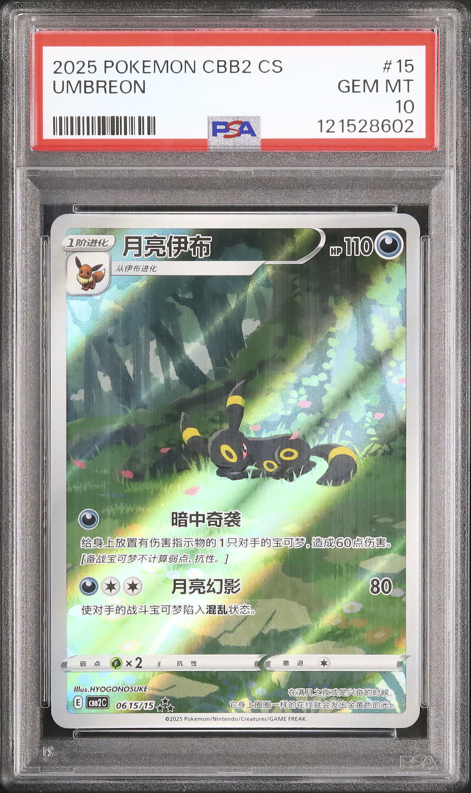 ブラッキー　中国　AR psa10 ブラッキー 中国 AR psa10 ブラッキー 中国 AR psa10 PSA10鑑定