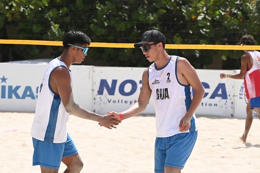 Guatemala 🇬🇹 en el Campeonato Mundial Sub-18 de Voleibol de Playa 🏐🏝️ en Doha, Qatar 🇶🇦

✅ GRUPO G

Fredy Luna/Robin Oliva 🇬🇹
Italia 🇮🇹
Paises Bajos 🇳🇱 
Congo 🇨🇩

📆 Octubre 7-11
🎥 En Vivo por YouTube