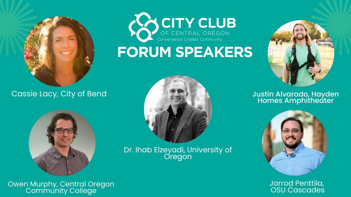 How can Central Oregon lead the way on #ClimateAction &amp; #Sustainability? 🌎

Join <a href="/CityClubCO/">Robert Killen</a> on Thursday, Oct 16 for a forum exploring local efforts toward low impact and sustainability.

Thank you to our sponsor <a href="/EnergyTrustOR/">Energy Trust of Oregon</a> 

Register ➡️ ow.ly/Zz1I50X8f75