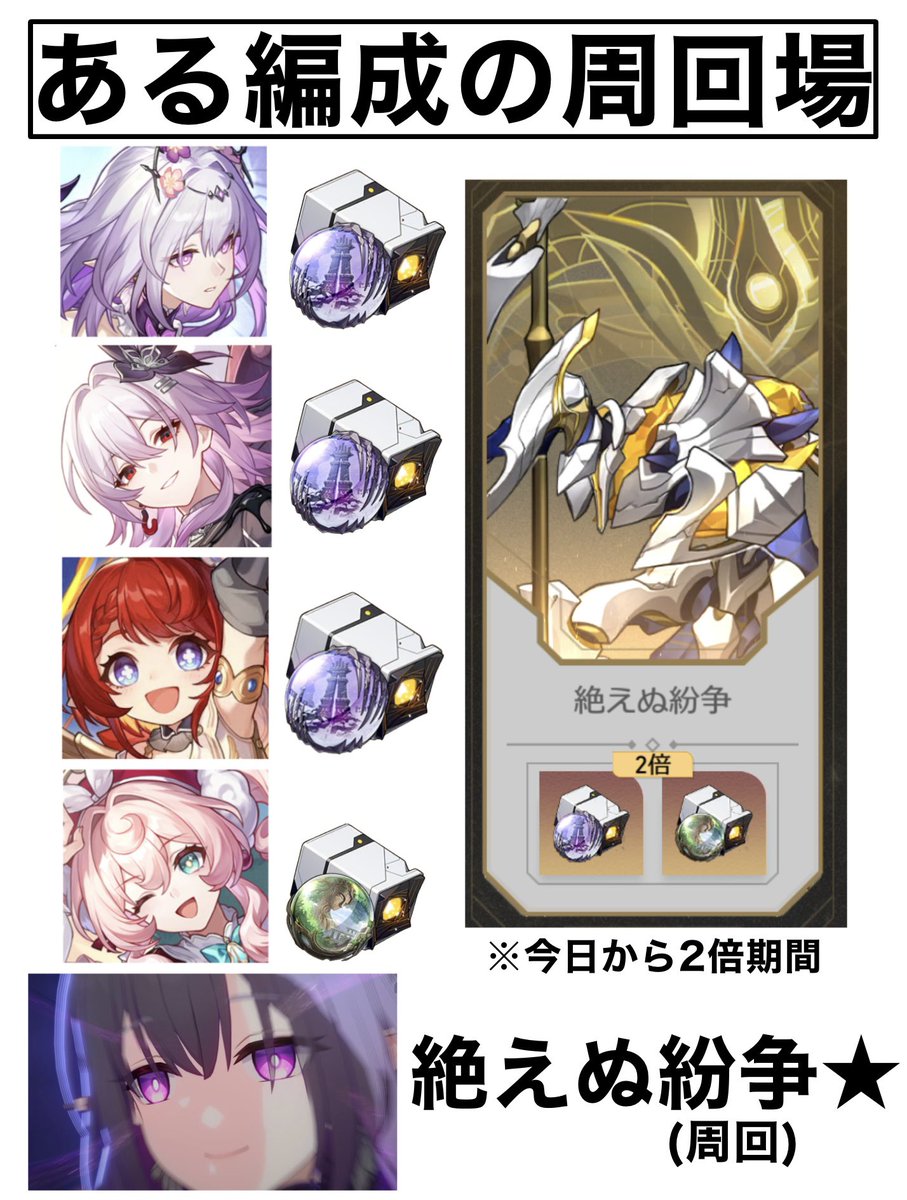 code26710's tweet image. 【ある編成のオーナメント周回】

この編成だけ向かう方向が1つ
なの気持ち良すぎだろ↓