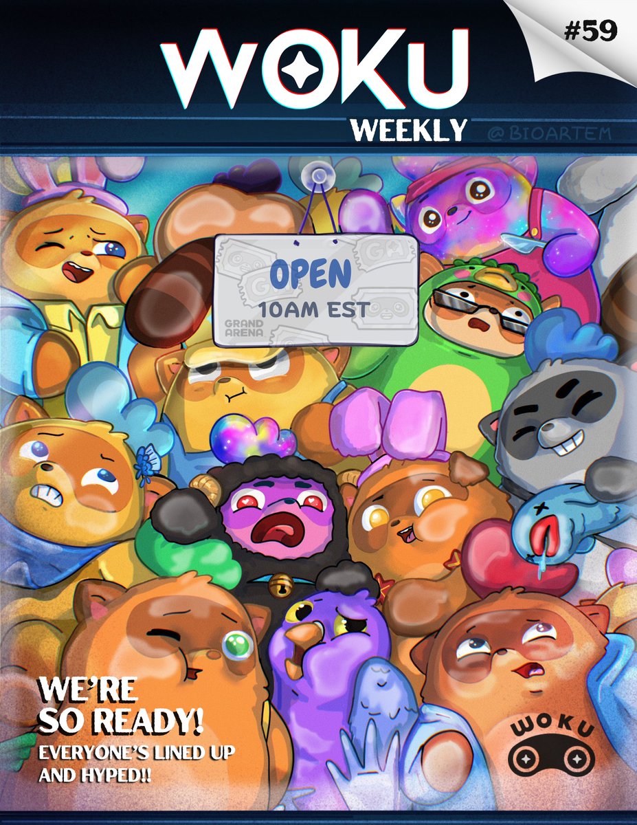 ✨WEEK 59 ISSUE INBOUND!✨

Another week, another Woku Weekly covering all the latest from <a href="/Ronin_Network/">Ronin</a>! 🔥

Booster Box presale is here: grab your spot in line for the ultimate no-loss raffle frenzy!🥳

Is your $RON ready!? Don't miss out!👀