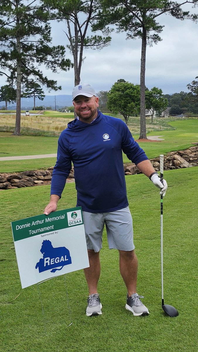 standardkev's tweet photo. What a great day supporting  @alabamagcsa's Donnie Arthur Memorial Tournament at Vestavia County Club.  Fun day with a great group of guys!  No surprise that @Saltsgolf had the course in fantastic shape!
@RegalChemical https://t.co/bywEBNfHSP