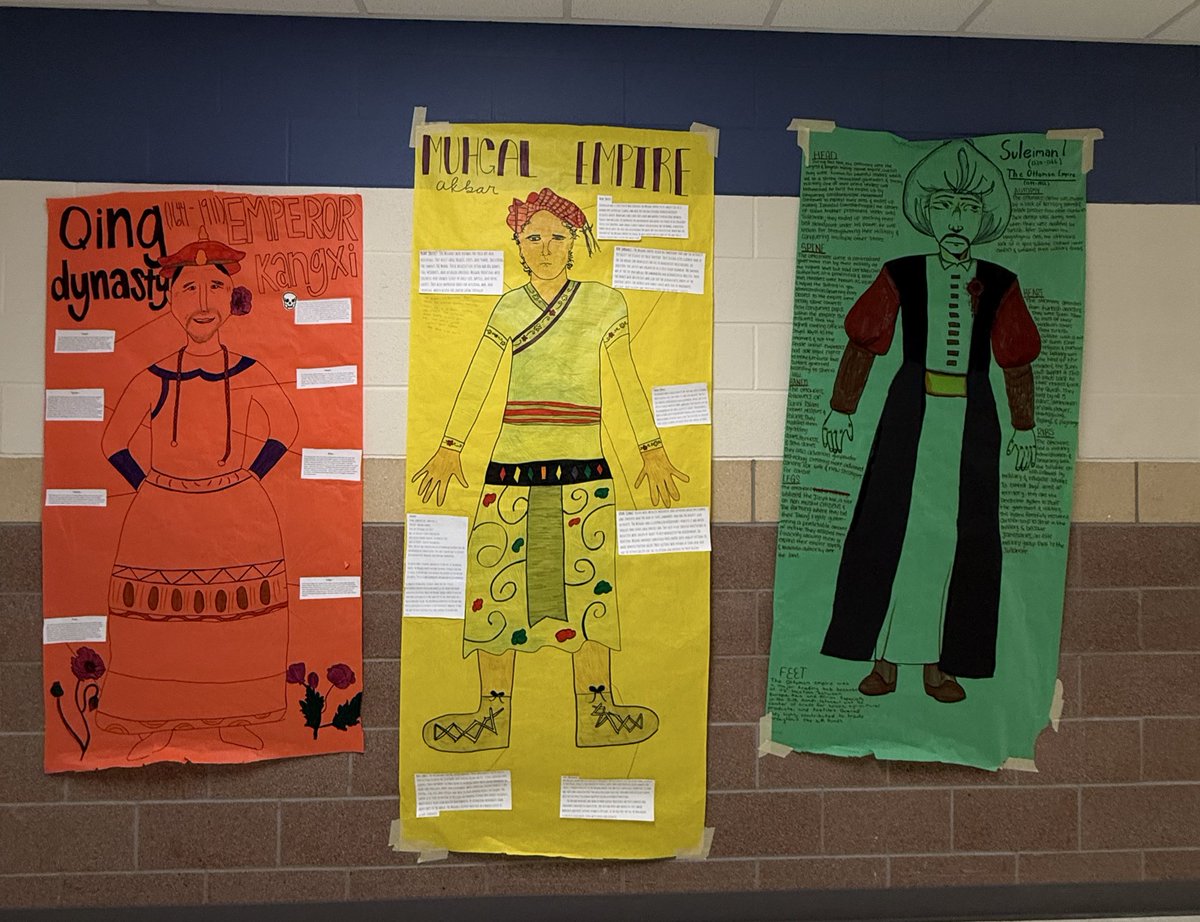 Student work displayed in the halls is always my favorite!